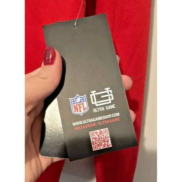 NFL Kansas‎ City Chiefs Adult Large Red Crewneck Sweatshirt UltraGame Vintage - Picture 4 of 8